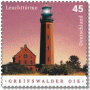 Briefmarke Leuchtturm - Echte Postkarten mit Sonderbriefmarken